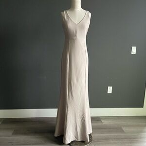 Show Me Your Mumu Blush Maxi Dress | V-Neck Floor Length Gown | Made in USA